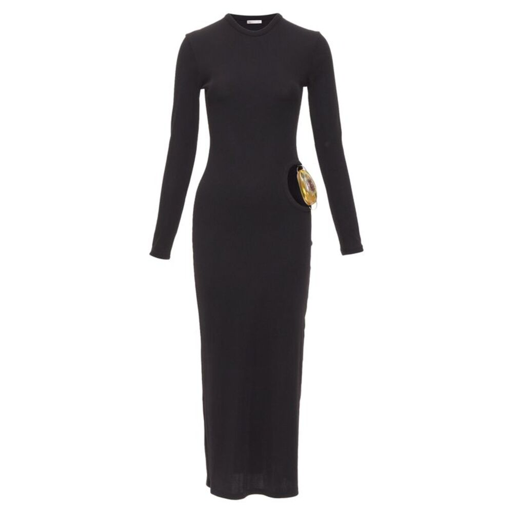 Christopher Esber Ribbed Cut Out Dress